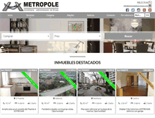 Tablet Screenshot of metropoleourense.com